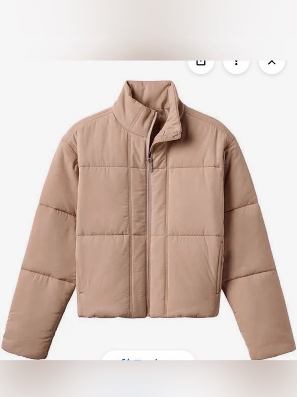 New with tags Travis Mathew Mont Blanc Coat in Natural XS Womens